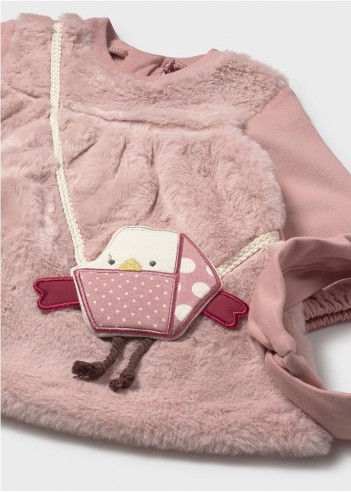 VESTIDO CON BOLISTO Y DIADEMA RECIÉN...