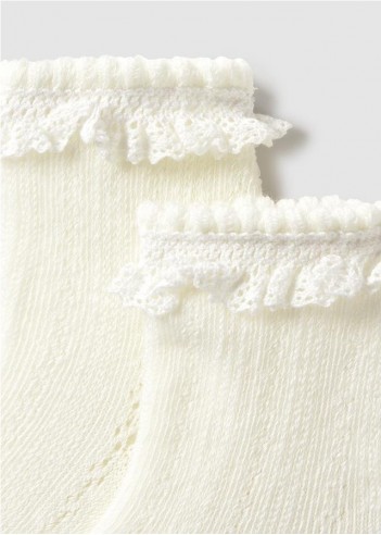 SET 2 CALCETINES VESTIR RECIÉN NACIDA