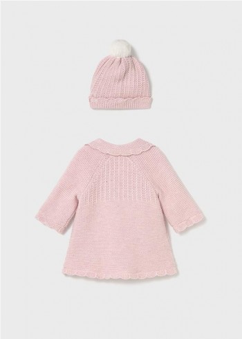 ABRIGO TRICOT CON GORRO... 2