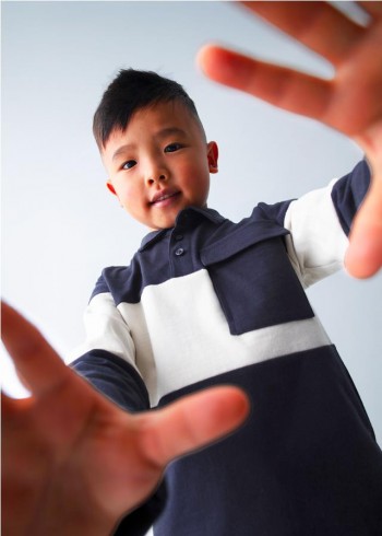 POLO PUNTO RAYAS NIÑO 2