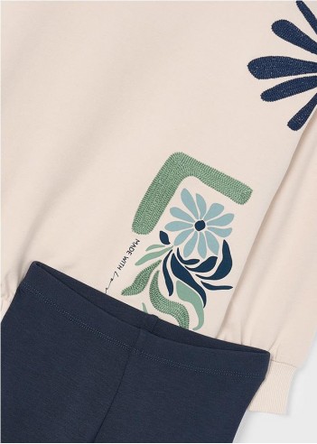 CONJUNTO LEGGING Y SUDADERA NIÑA