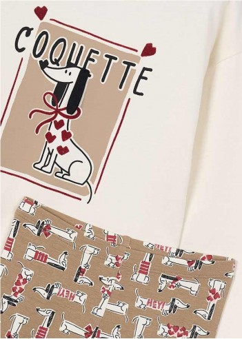 CONJUNTO LEGGING ESTAMPADO Y CAMISETA...