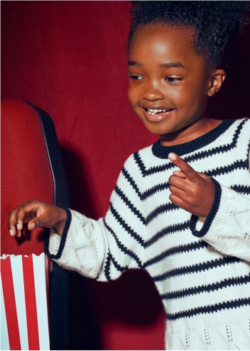 CONJUNTO PANTALÓN Y JERSEY RAYAS NIÑA