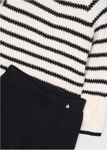 CONJUNTO PANTALÓN Y JERSEY RAYAS NIÑA