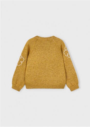 JERSEY FLORES APLIQUE NIÑA