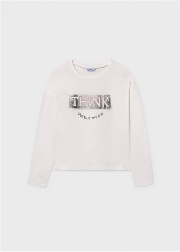 CAMISETA BÁSICA LETRAS CHICA