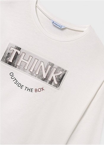 CAMISETA BÁSICA LETRAS CHICA