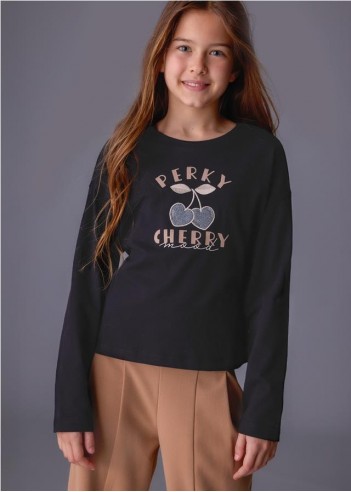 CAMISETA BÁSICA LETRAS CHICA