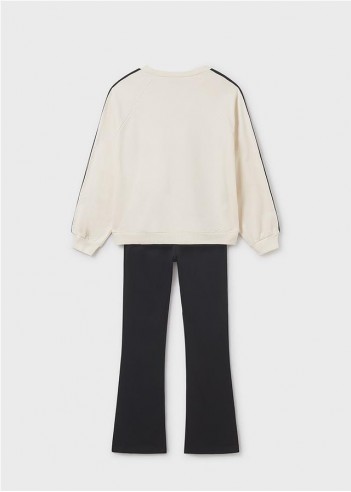 CONUNTO LEGGING ACAMPANADO Y SUDADERA...