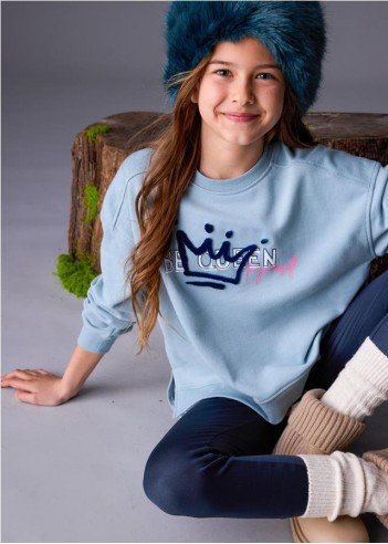 CONUNTO LEGGING Y SUDADERA RELIEVE CHICA