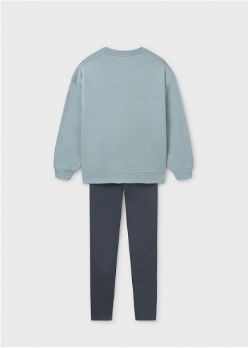 CONUNTO LEGGING Y SUDADERA RELIEVE CHICA