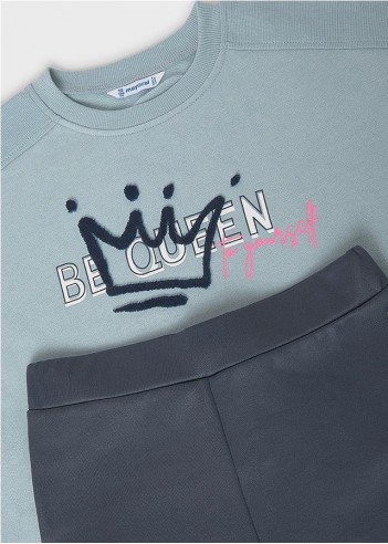 CONUNTO LEGGING Y SUDADERA RELIEVE CHICA