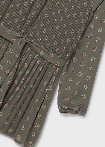 VESTIDO PLISADO ESTAMPADO