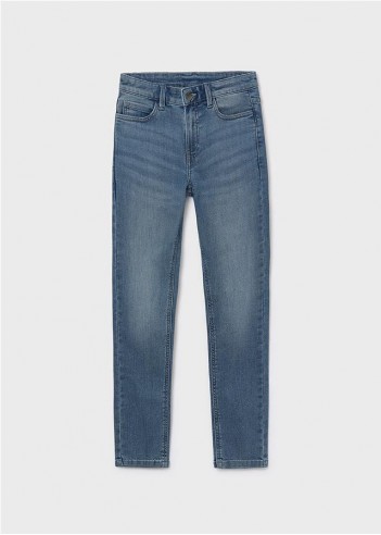 PANTALÓN VAQUERO BÁSICO ENTALLADO UNISEX