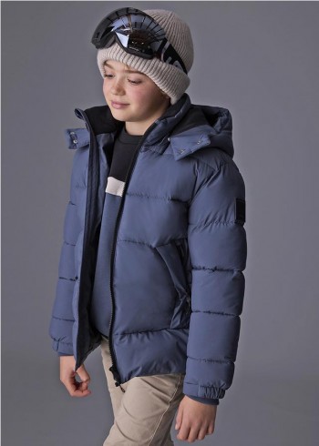 CHAQUETON CONTRASTE CREMALLER