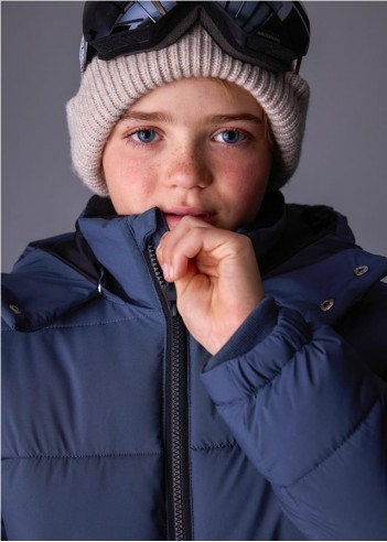 CHAQUETON CONTRASTE CREMALLER