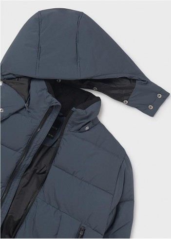 CHAQUETON CONTRASTE CREMALLER