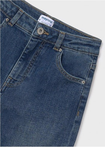 PANTALÓN VAQUERO ACAMPANADO BÁSICO CHICA