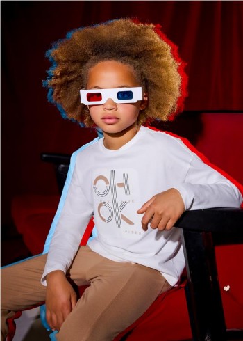 CAMISETA LETRAS UNISEX