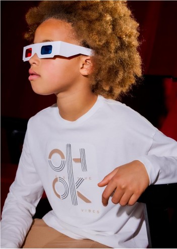 CAMISETA LETRAS UNISEX