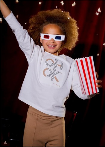 CAMISETA LETRAS UNISEX