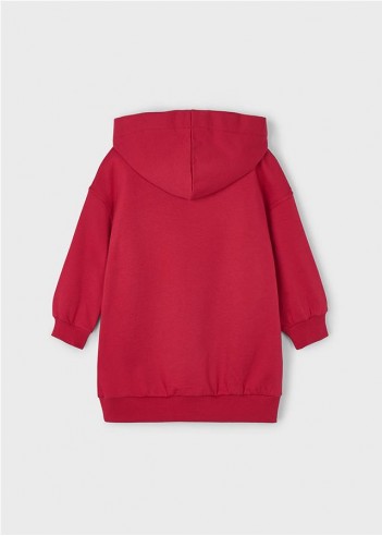 VESTIDO FELPA CAPUCHA NIÑA