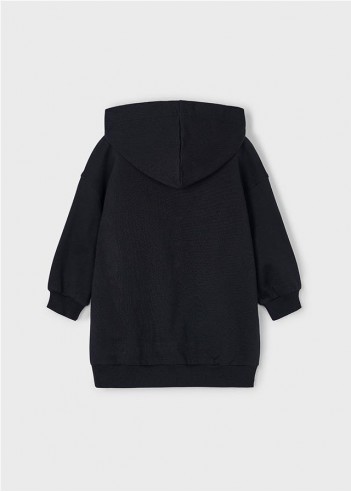 VESTIDO FELPA CAPUCHA NIÑA