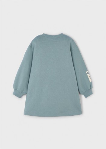 VESTIDO FELPA GRÁFICA NIÑA