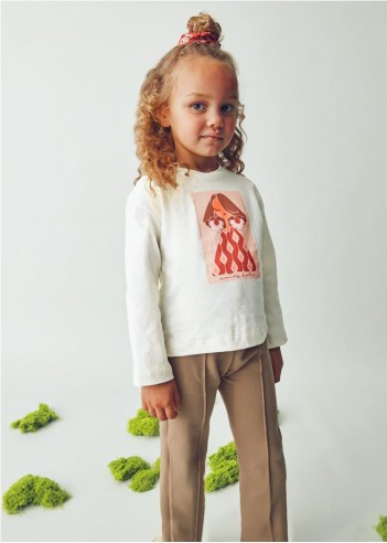 CAMISETA CON COLETERO NIÑA