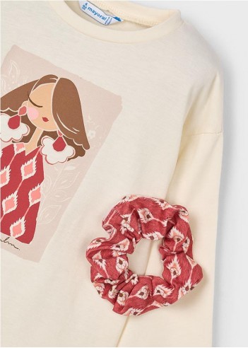 CAMISETA CON COLETERO NIÑA