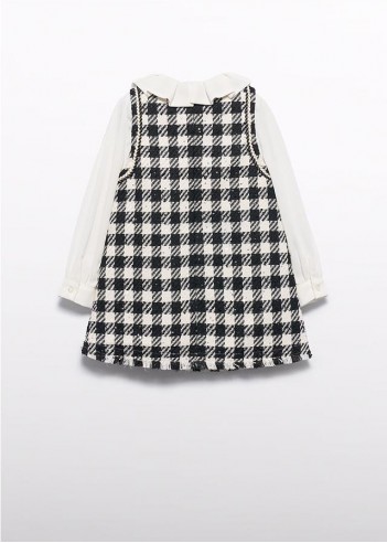 VESTIDO PICHI CUELLO VOLANTE NIÑA VESTIDO PICHI CUELLO VOLANTE NIÑA