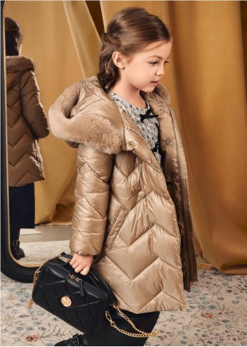 CHAQUETÓN LARGO ACOLCHADO NIÑA CHAQUETÓN LARGO ACOLCHADO NIÑA