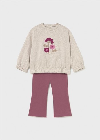 CONJUNTO LEGGING CAMPANA Y SUDADERA BEBÉ