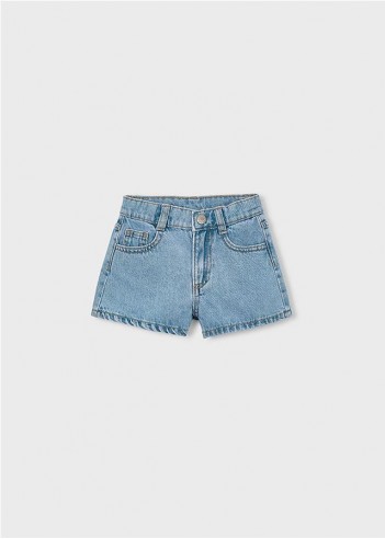 PANTALÓN CORTO VAQUERO BÁSICO NIÑA