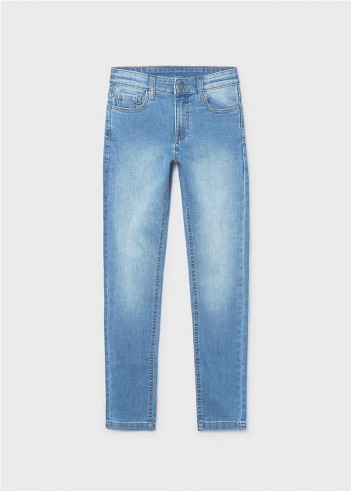 PANTALÓN VAQUERO SLIM FIT BÁSICO CHICO