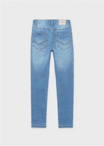 PANTALÓN VAQUERO SLIM FIT BÁSICO CHICO