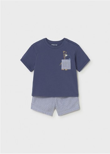 CONJUNTO BERMUDA  CAMISETA BEBÉ