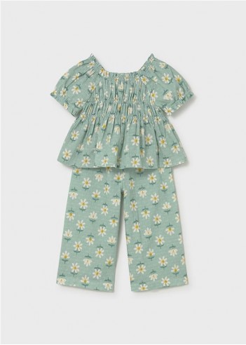 CONJUNTO PANTALÓN Y BLUSA ESTAMPADA BEBÉ