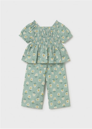 CONJUNTO PANTALÓN Y BLUSA ESTAMPADA BEBÉ